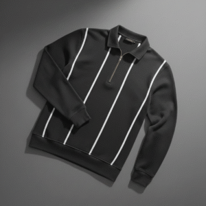 Quarter-Zip Stripe Sweatshirt’s